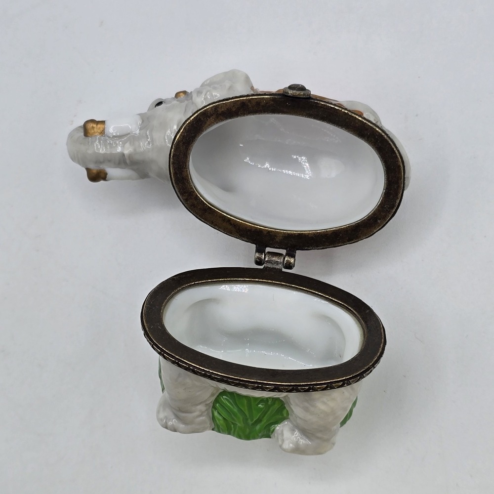 VINTAGE Midwest of Cannon Falls PHB Collection Elephant Hinged Trinket Box - Picture 8 of 8